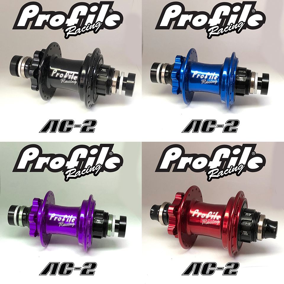 profile racing classic disc hub front-