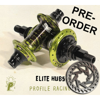 PROFILE Limited Edition Two Headed Gator Elite Hub Set (36H R.H.D.) Disc Set