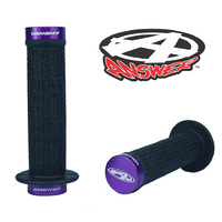 ANSWER Mini Lock-On Flanged Grips 105mm (Purple)
