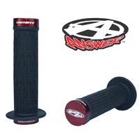 ANSWER Mini Lock-On Flanged Grips 105mm (Red)