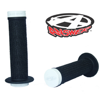 ANSWER Mini Lock-On Flanged Grips 105mm (White)