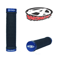 ANSWER Mini Lock-On Flangeless Grips 105mm (Blue)