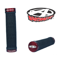 ANSWER Mini Lock-On Flangeless Grips 105mm (Red)