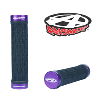 ANSWER Pro Lock-On Flangeless Grips 134mm (Purple)