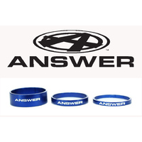 ANSWER Mini 1" Alloy Headset Spacer Set 3 (Blue)