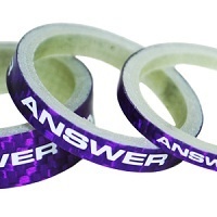 ANSWER Mini 1" Carbon Headset Spacer Set 3 (Purple)