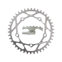 RENNEN 5 Bolt 110 Threaded 38T Chainring (Polished)