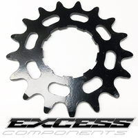 EXCESS Steel Cog 3/32" Shimano Comp. 17T (Black)