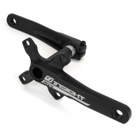 INSIGHT MX4 2pce Cranks 4 Bolt 104bcd 160mm (Black-Grey)