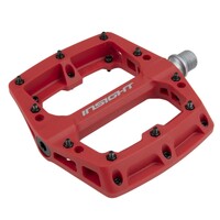 INSIGHT Thermoplastic Platform 9/16" Pedals (Red)
