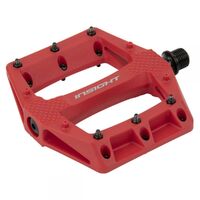 INSIGHT Thermoplastic DU Platform 9/16" Pedals (Red)