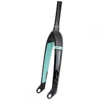 IKON BMX Carbon 24" Fork 20mm (Black-Teal) Tapered