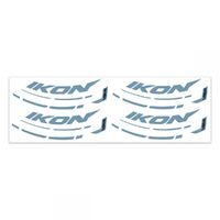 IKON Carbon Rim Sticker Kit 20" Non-Brake (Slate)