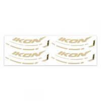 IKON Carbon Rim Sticker Kit 20" Non-Brake (Sand)