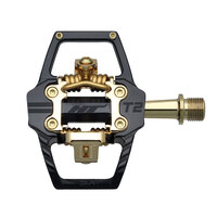 HT Components T2 SX Pedals 9/16" (Stealth Black-Gold)