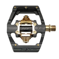 HT Components X2 SX Pedals 9/16" (Stealth Black-Gold)